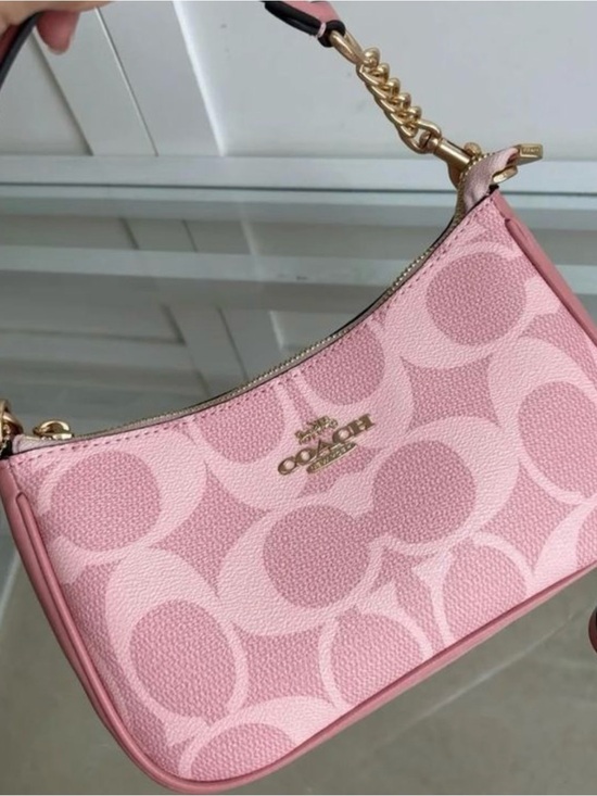 Coach Handbags - Coach Pink Shoulder Bag
